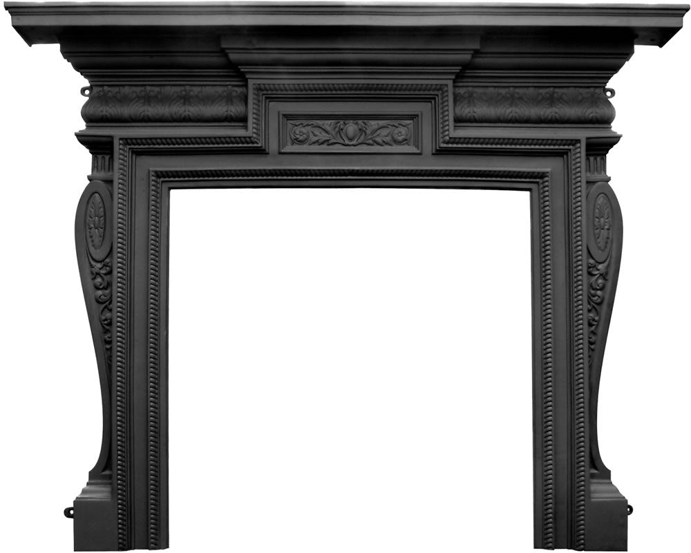 Carron Knightsbridge Cast Iron Fireplace Surround in Black