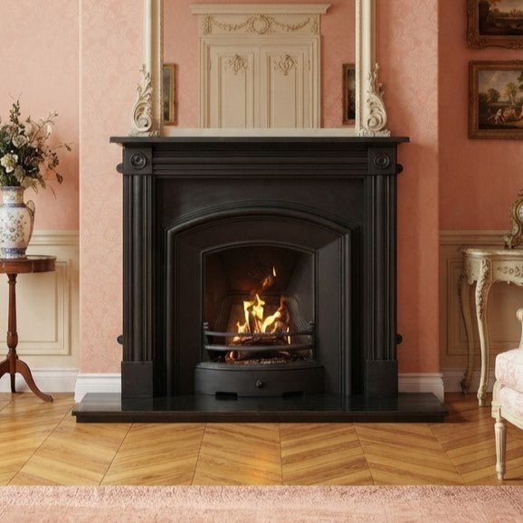 Carron London Plate Cast Iron Fireplace Surround in Full Polish