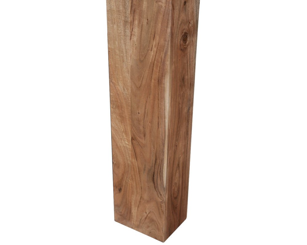 Carron New England Natural Solid Acacia Fireplace Surround in Natural Acacia