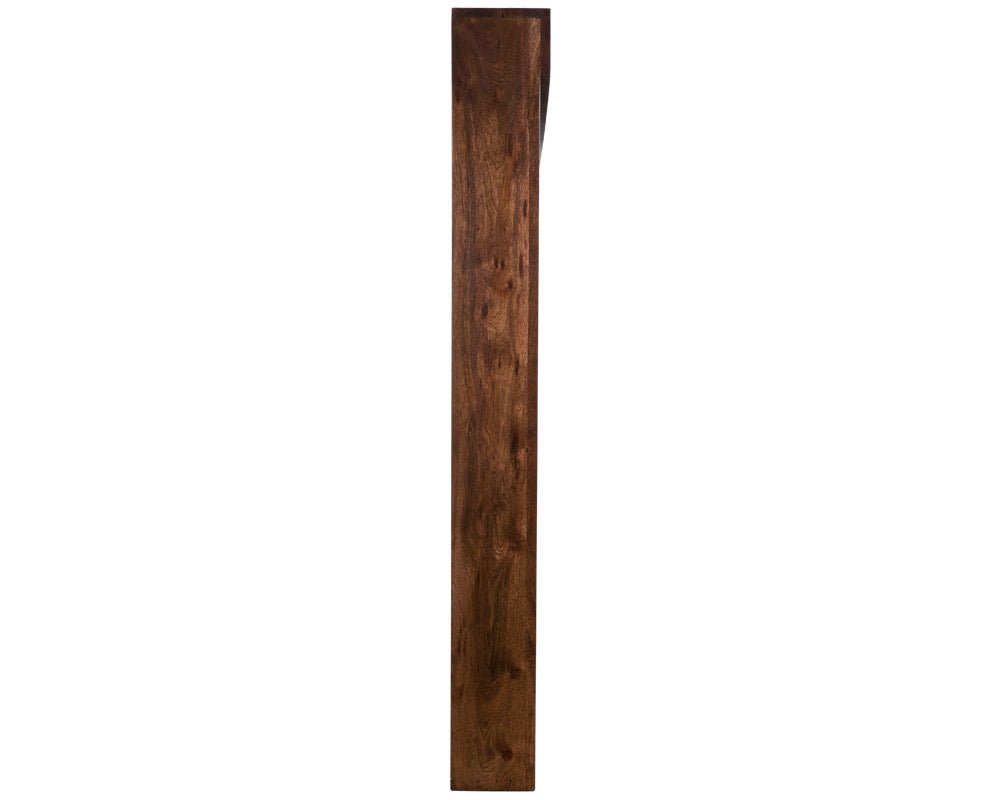 Carron New Hampshire Solid Acacia Fireplace Surround in Dark Lacquered Acacia