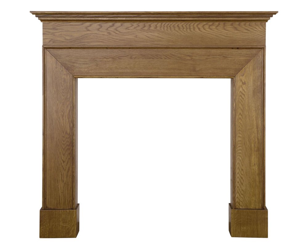 Carron Nostell Solid Oak Fireplace Surround in Unwaxed Oak