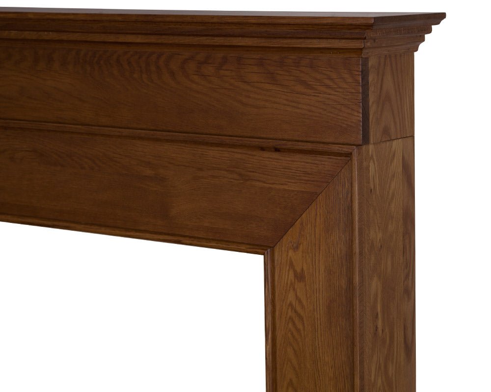 Carron Nostell Solid Oak Fireplace Surround in Waxed Oak