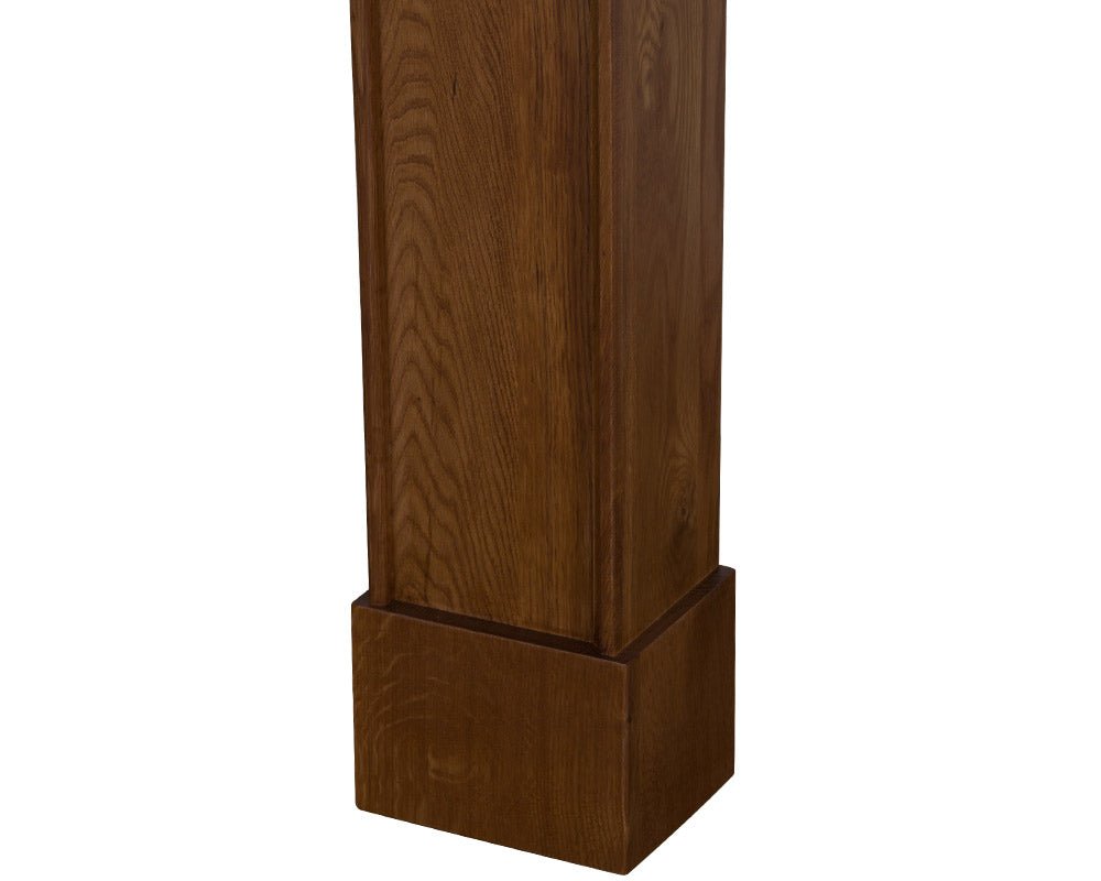 Carron Nostell Solid Oak Fireplace Surround in Waxed Oak