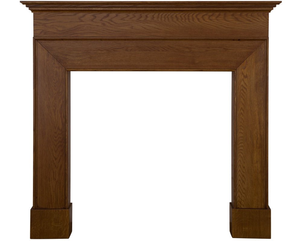 Carron Nostell Solid Oak Fireplace Surround in Waxed Oak