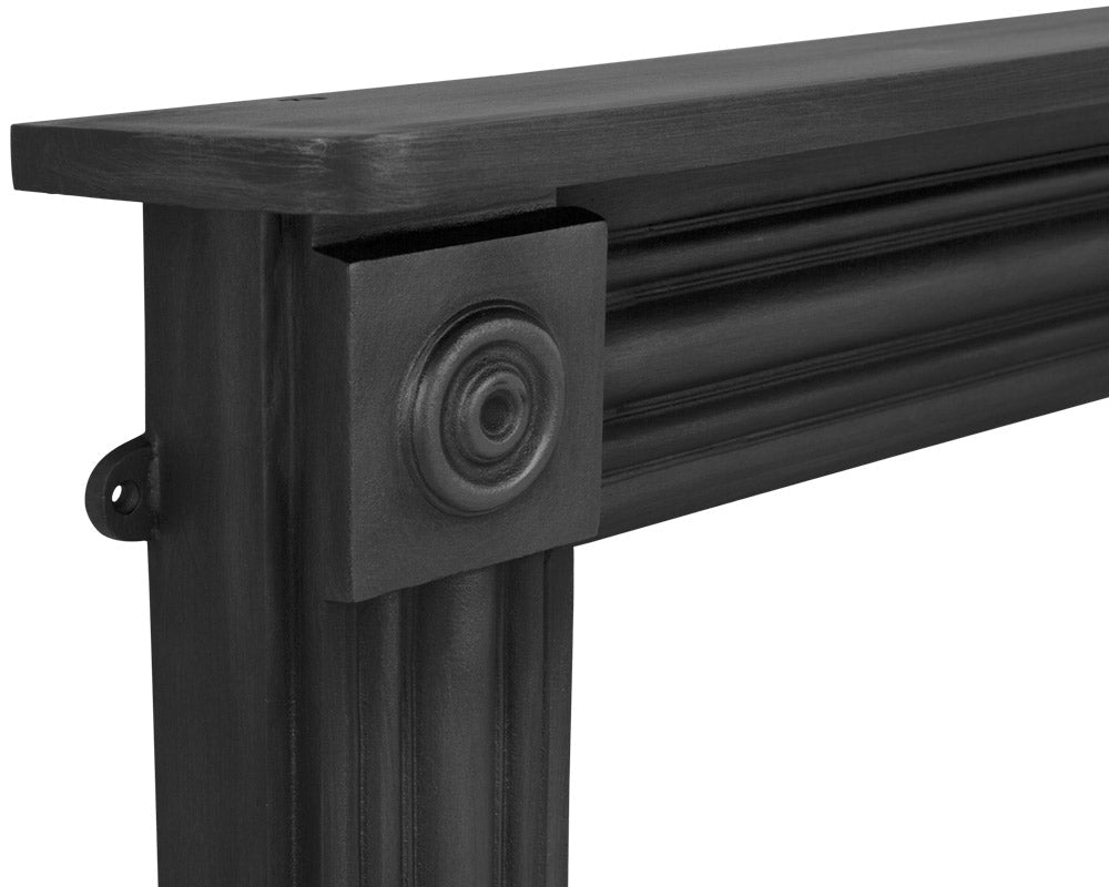 Carron Regent Cast Iron Fireplace Surround in Black