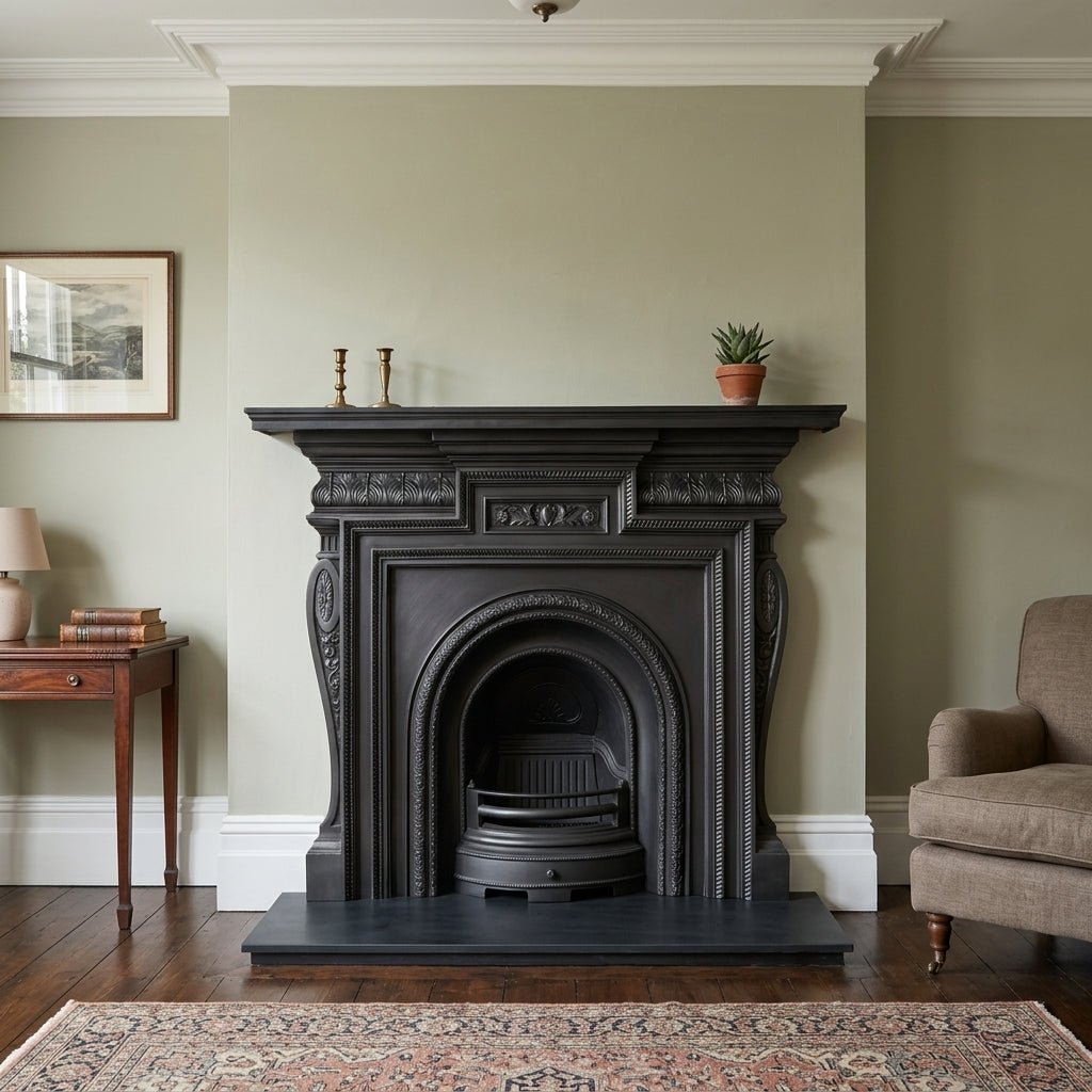 Carron Scotia Cast Iron Fireplace Surround in Black