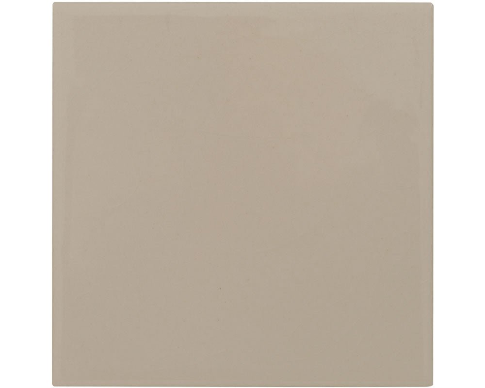Carron Set of 10 Plain Ceramic Glaze Fireplace Tiles in Plain Bone