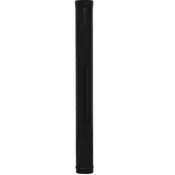 Carron Straight 900mm Pipe - No Door in Black