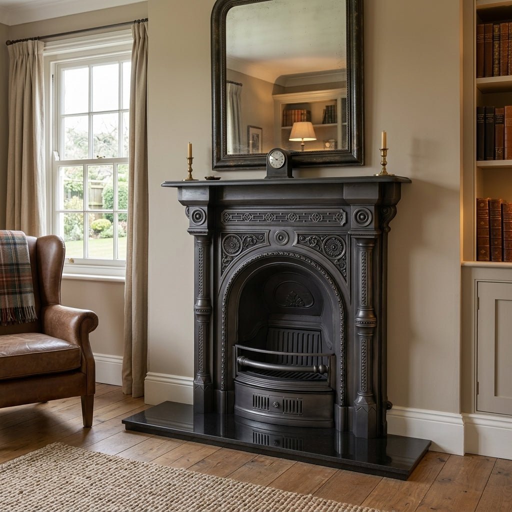 Carron Tweed Cast Iron Fireplace Surround in Full Polish