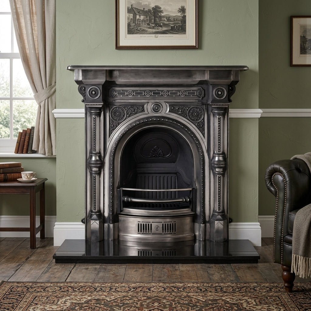 Carron Tweed Cast Iron Fireplace Surround in Full Polish