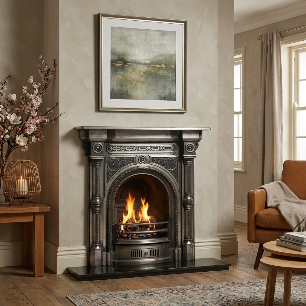 Carron Tweed Cast Iron Fireplace Surround in Full Polish