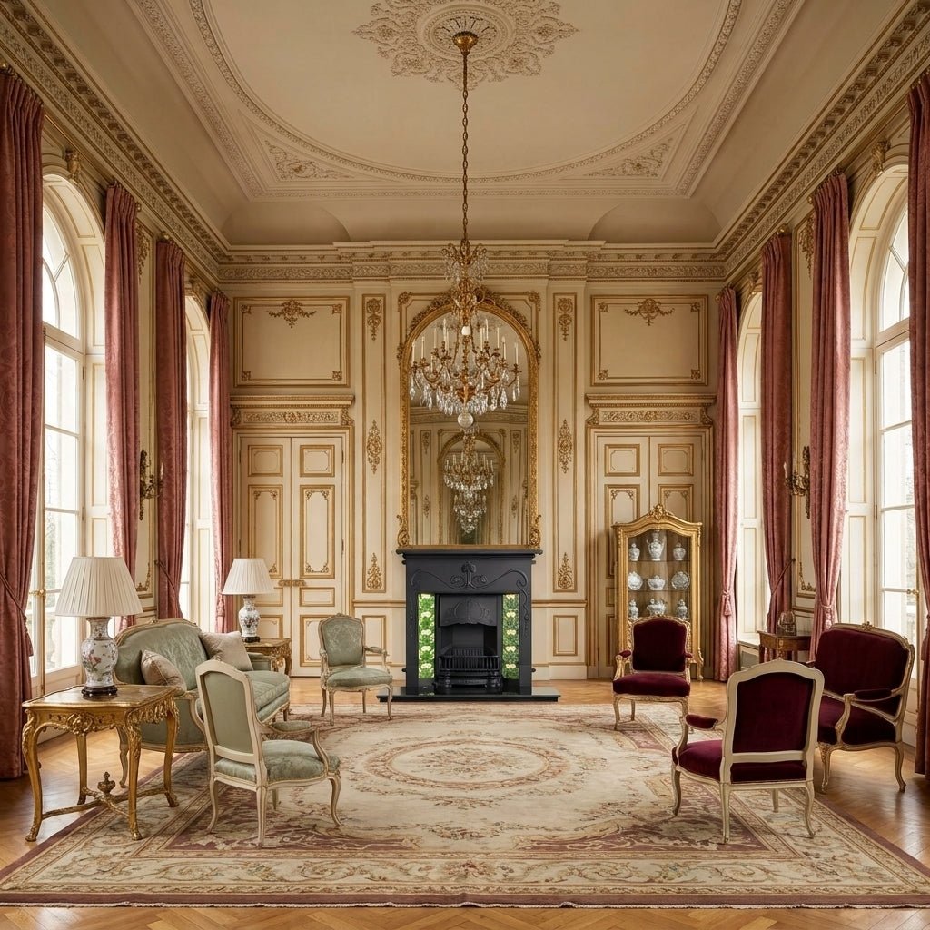 Carron Valentine Cast Iron Fireplace Surround in Full Polish