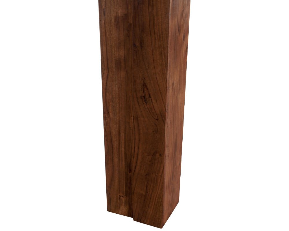 Carron Vermont Solid Acacia Fireplace Surround in Dark Lacquered Acacia