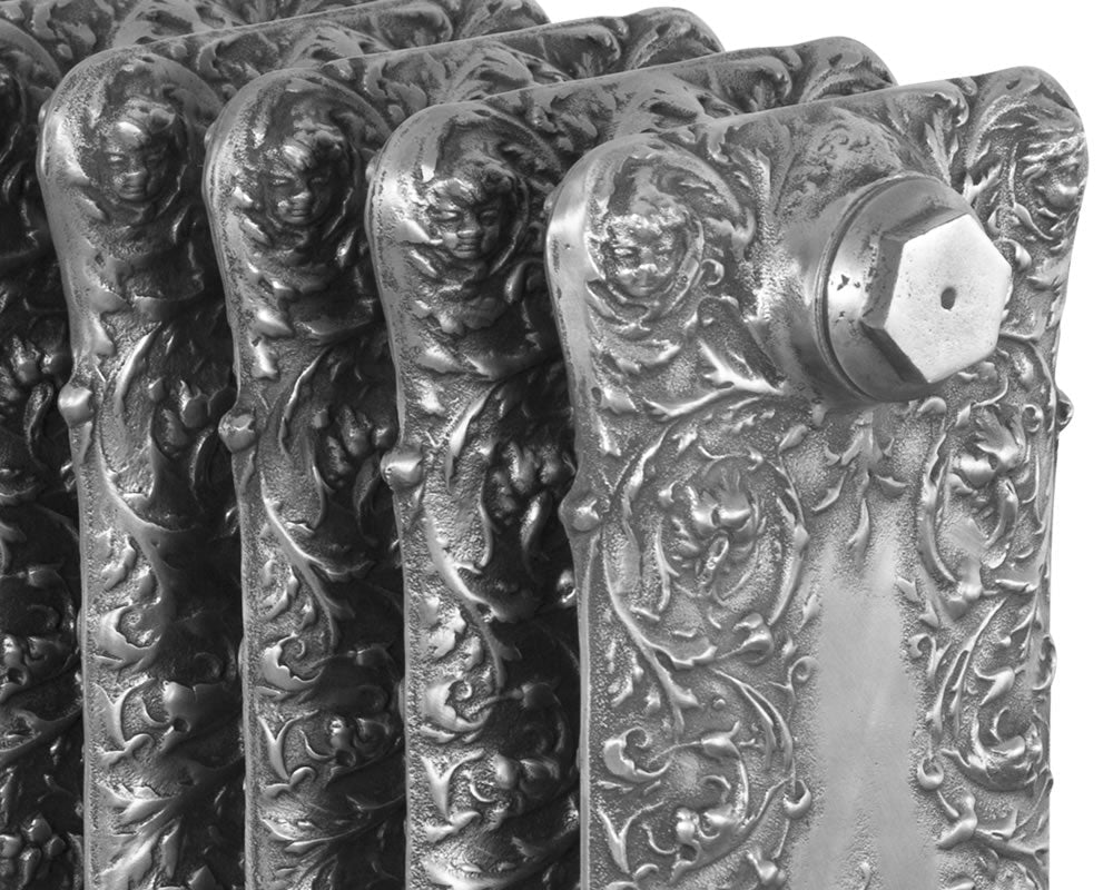 Carron Verona 1 Column Cast Iron Radiator in Hand Burnished