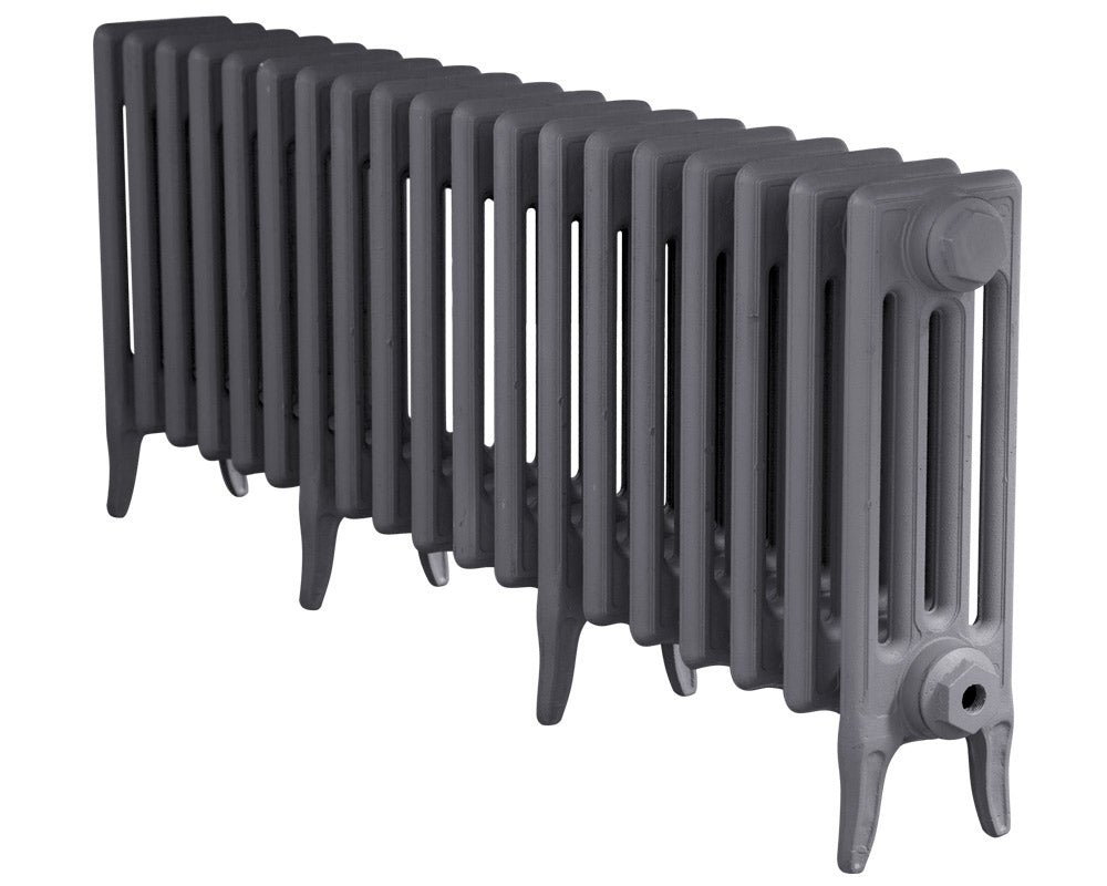 Carron Victorian 4 Column Cast Iron Radiator in Black