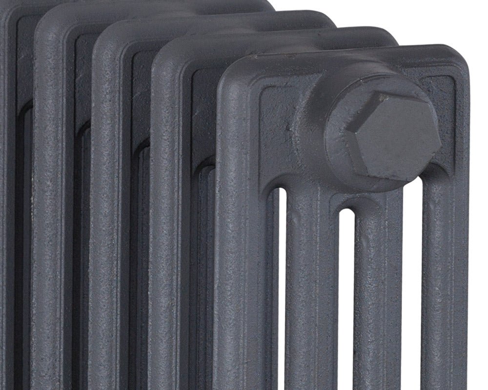 Carron Victorian 4 Column Cast Iron Radiator in Black