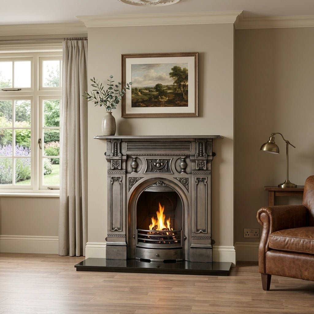 Carron Victorian Cast Iron Fireplace Surround in Full Polish