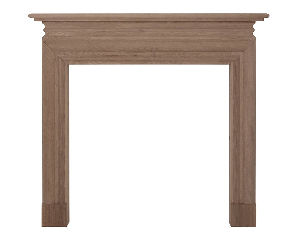 Carron Wessex Solid Oak Fireplace Surround in Unwaxed Oak