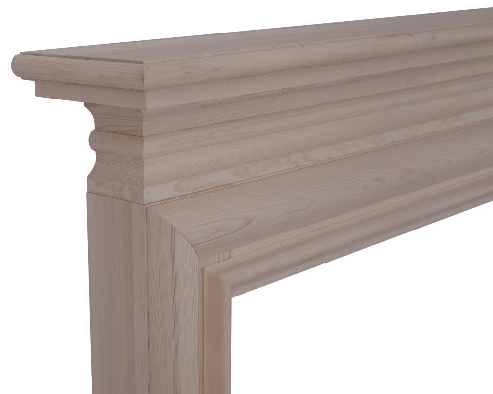 Carron Wessex Solid Pine Fireplace Surround in Unwaxed Pine