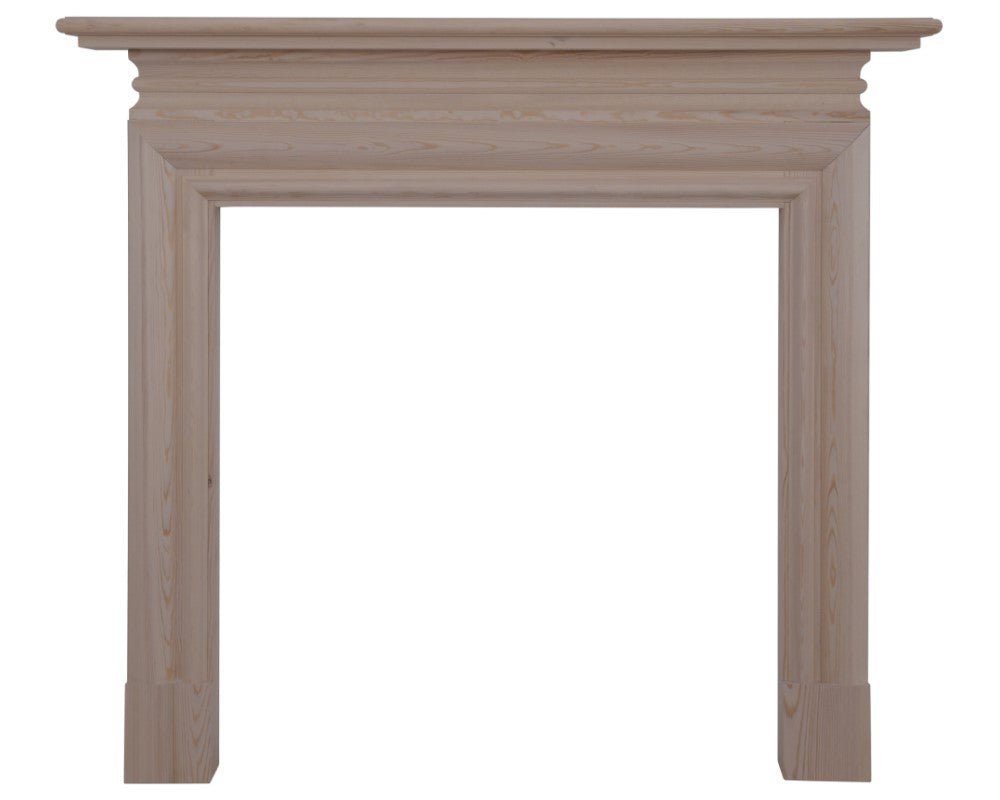 Carron Wessex Solid Pine Fireplace Surround in Unwaxed Pine