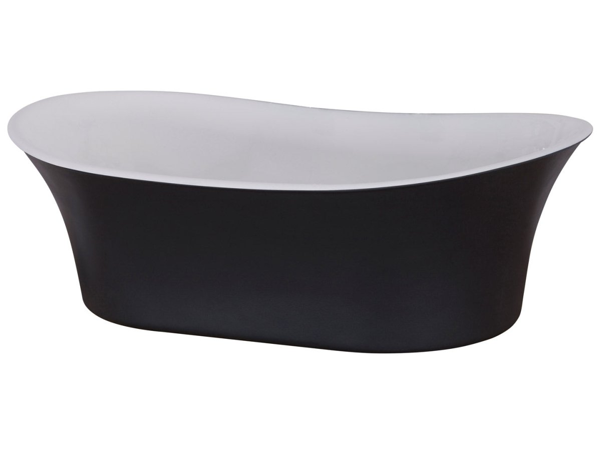 Hurlingham Cast Iron Bateau Basin - Ice Cold Spice | Off Black