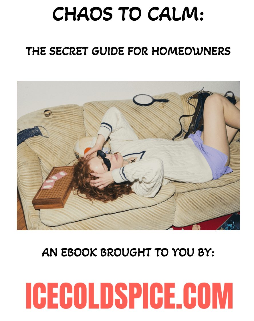 "Chaos To Calm: Secret Guide For Homeowners" Book in