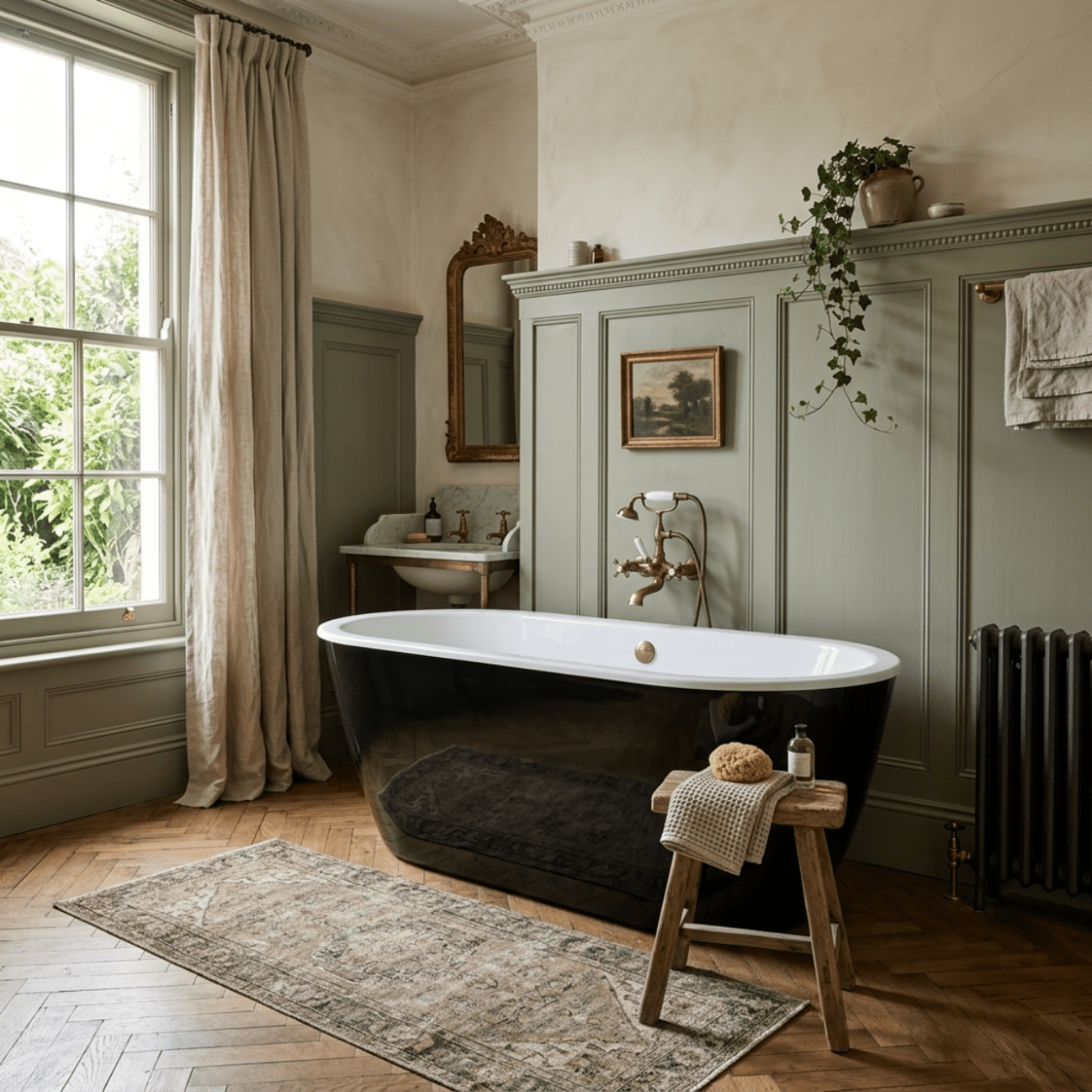 Charlotte Edwards Belgravia Double Ended Oval Freestanding Bathtub in Gloss White