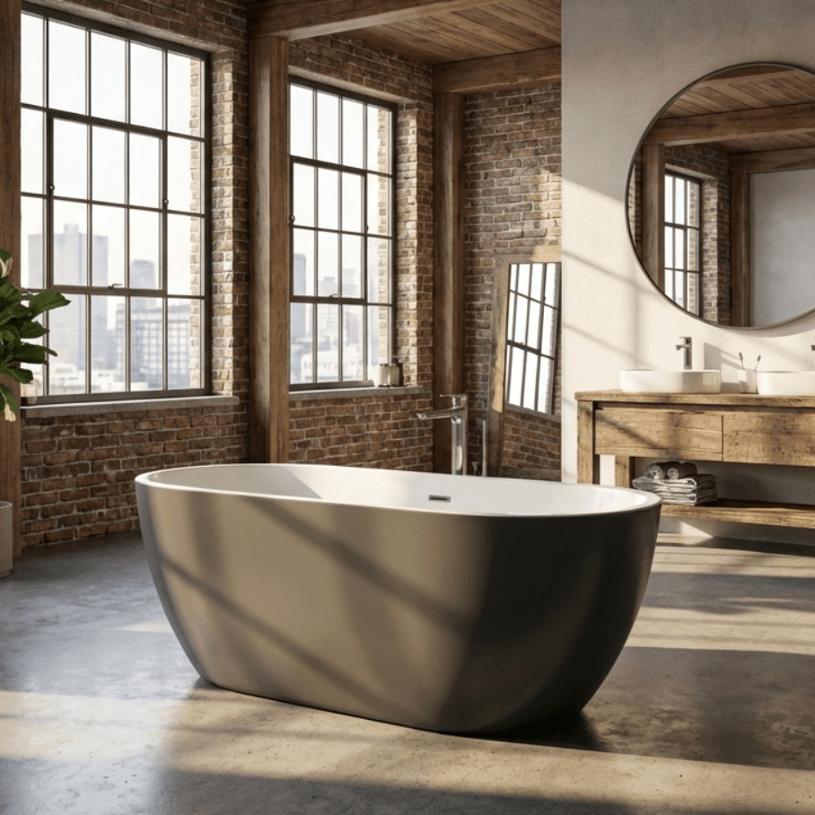 Charlotte Edwards Belgravia Double Ended Oval Freestanding Bathtub in Gloss White