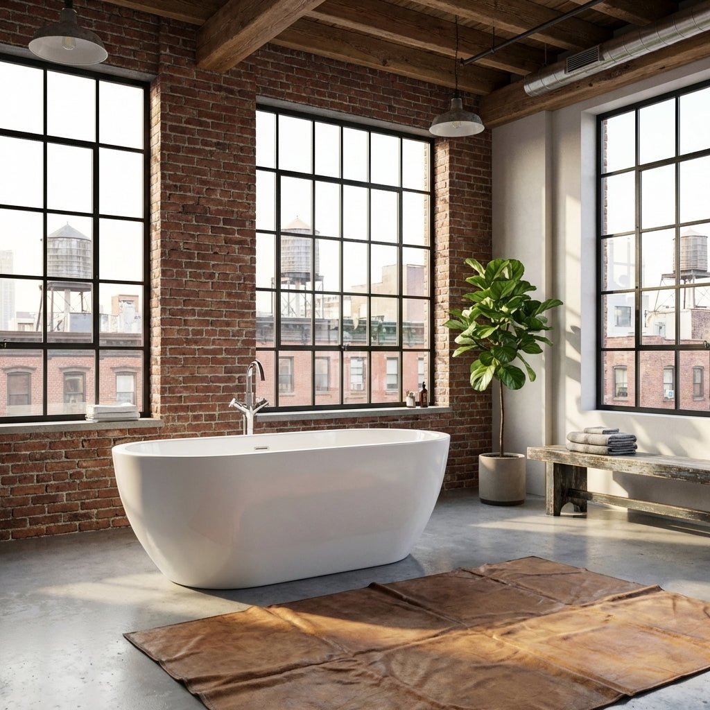 Charlotte Edwards Belgravia Double Ended Oval Freestanding Bathtub in Gloss White