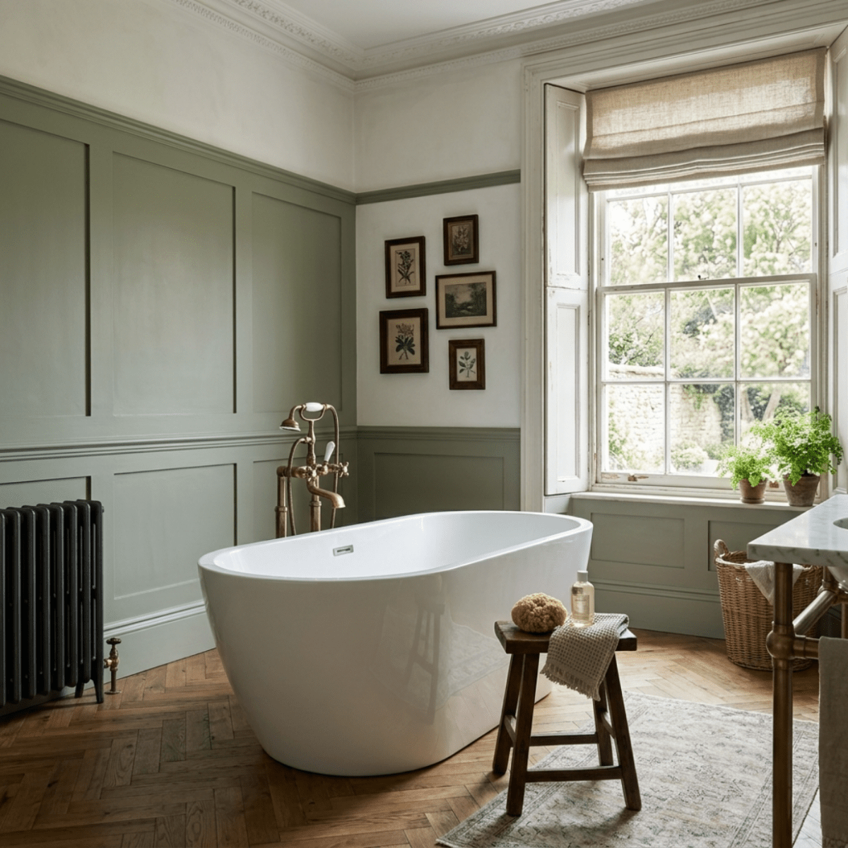 Charlotte Edwards Belgravia Double Ended Oval Freestanding Bathtub in Gloss White