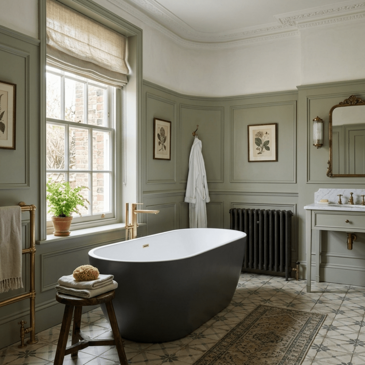 Charlotte Edwards Belgravia Double Ended Oval Freestanding Bathtub in Gloss White