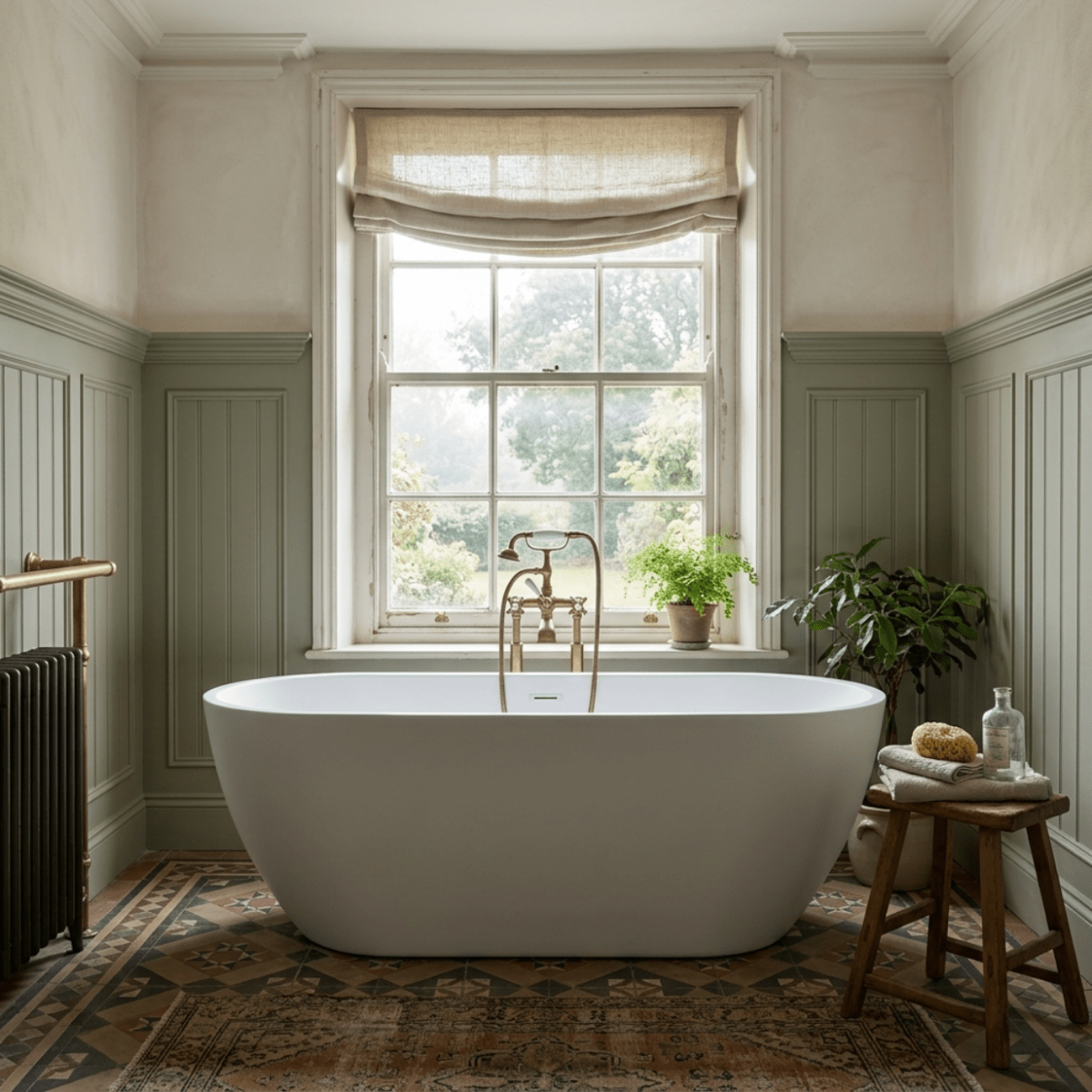 Charlotte Edwards Belgravia Double Ended Oval Freestanding Bathtub in Gloss White