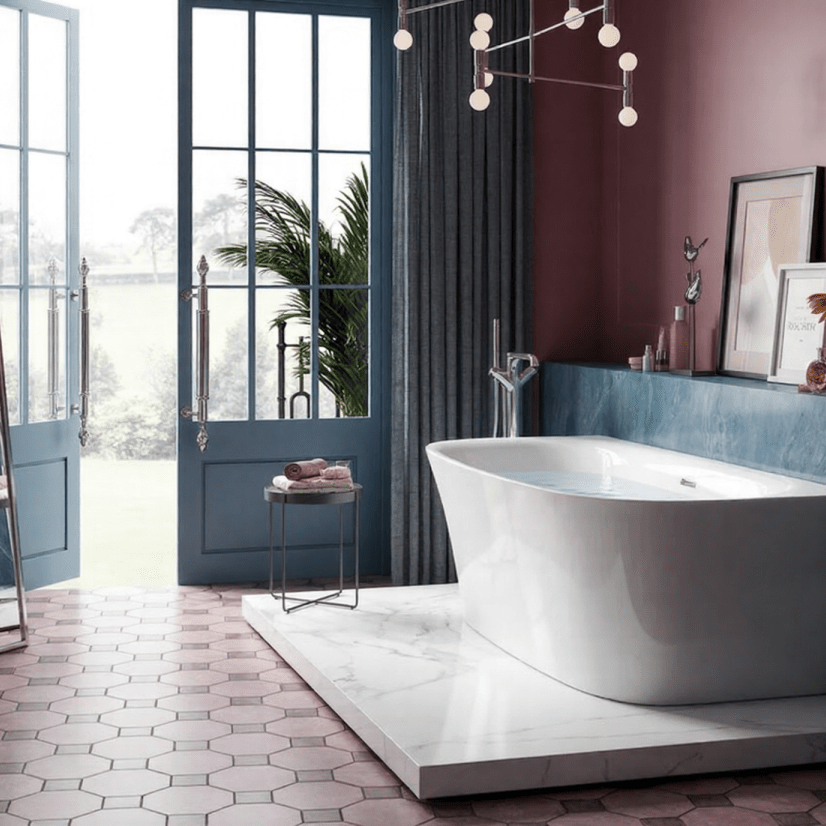 Charlotte Edwards Carme Oval Freestanding Bathtub in Gloss White