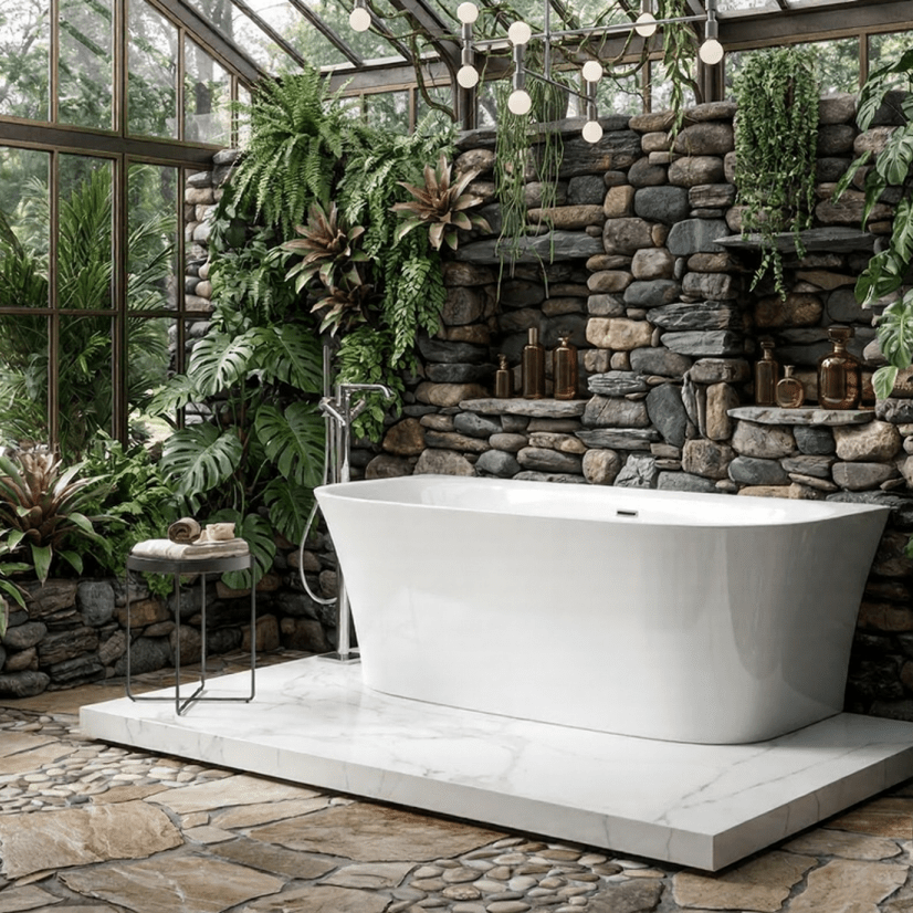 Charlotte Edwards Carme Oval Freestanding Bathtub in Gloss White