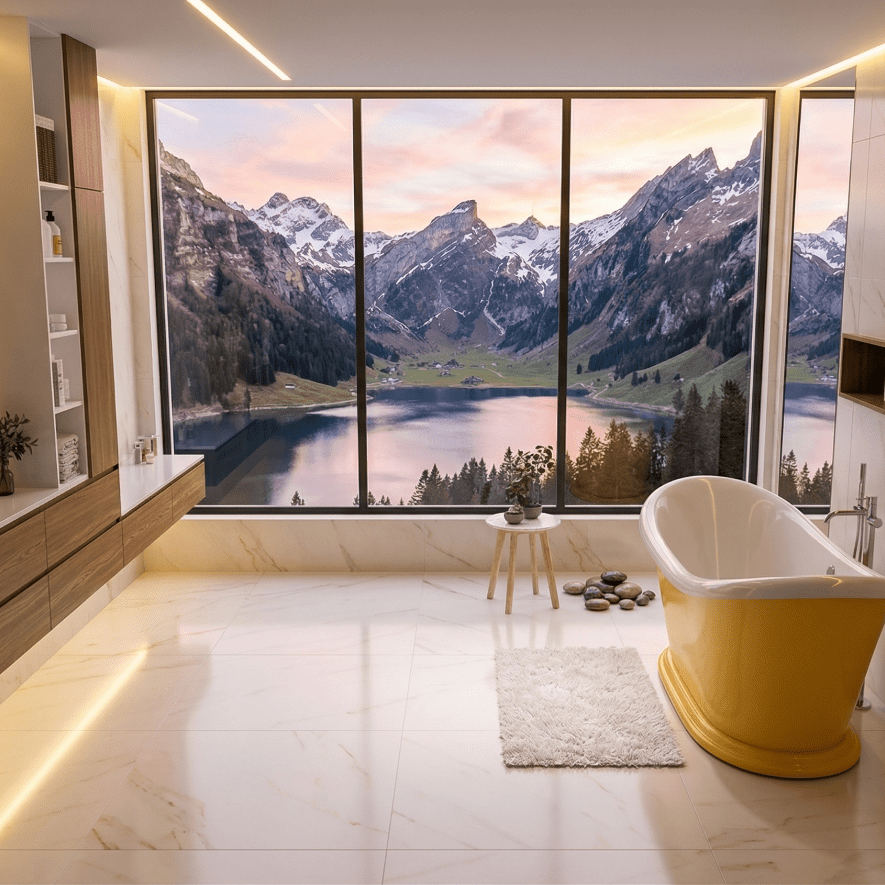 Charlotte Edwards Ersa Oval Freestanding Bathtub in Gloss White