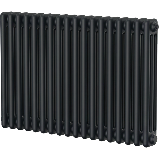 Ice Cold Spice Portland Horizontal 3 Column Radiator in Black