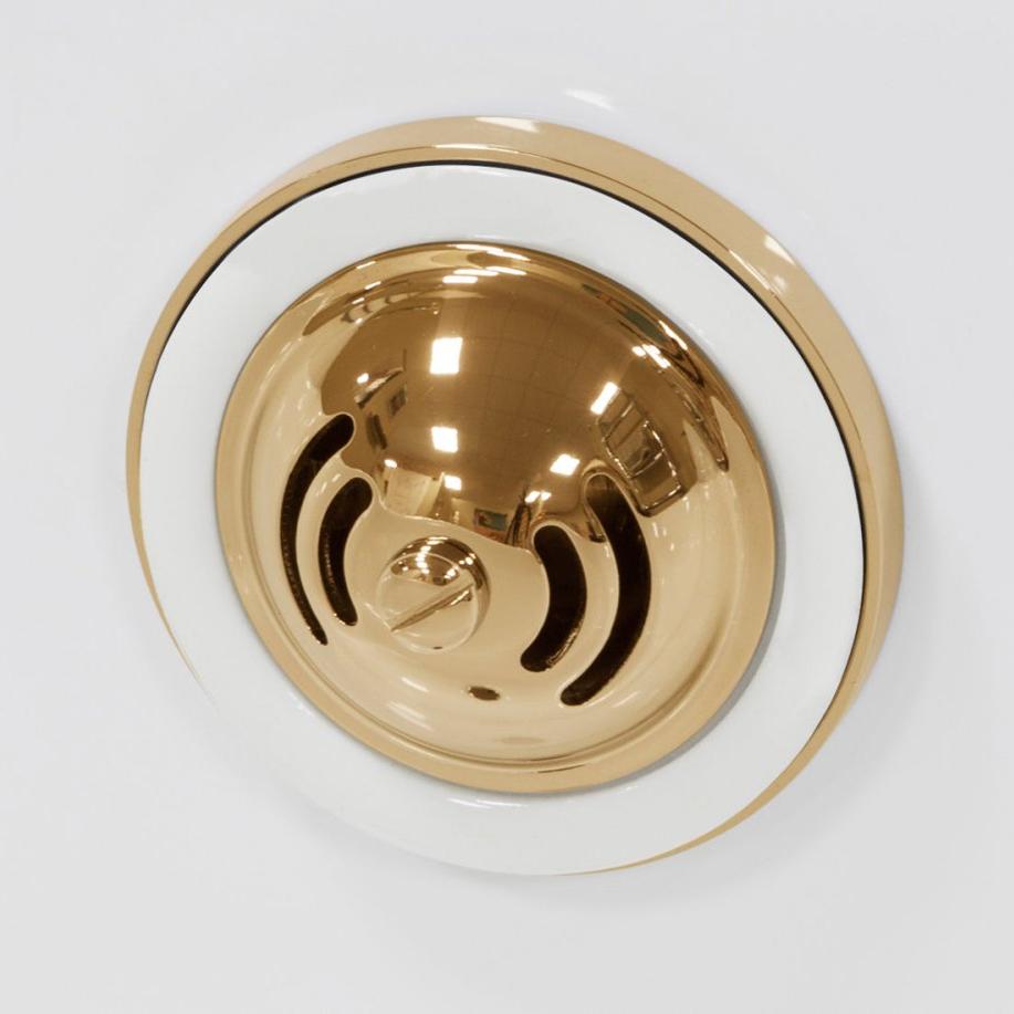 Hurlingham Click Clack Bath Waste With Overflow - Ice Cold Spice | Brass H900 x W52 x D580