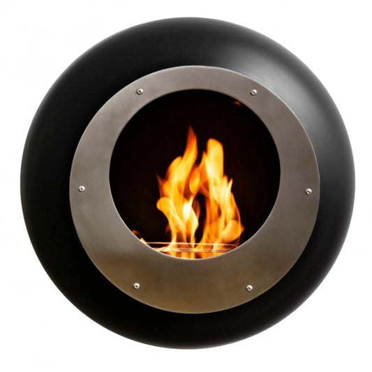 Cocoon Fires Cocoon Vellum Wall Mounted Bioethanol Fireplace in 60H x 60W x 35D cm