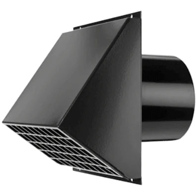 Cool Energy 180mm EPP Duct Wall Terminal in Black