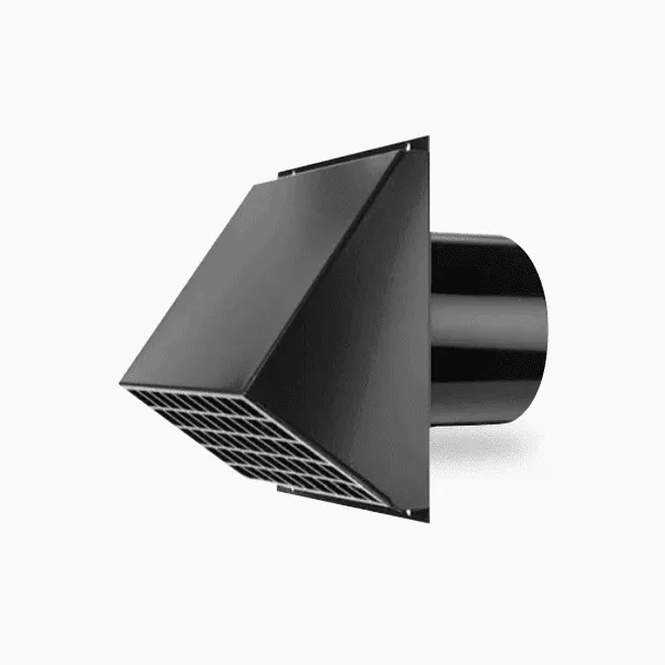 Cool Energy 180mm EPP Duct Wall Terminal in Black
