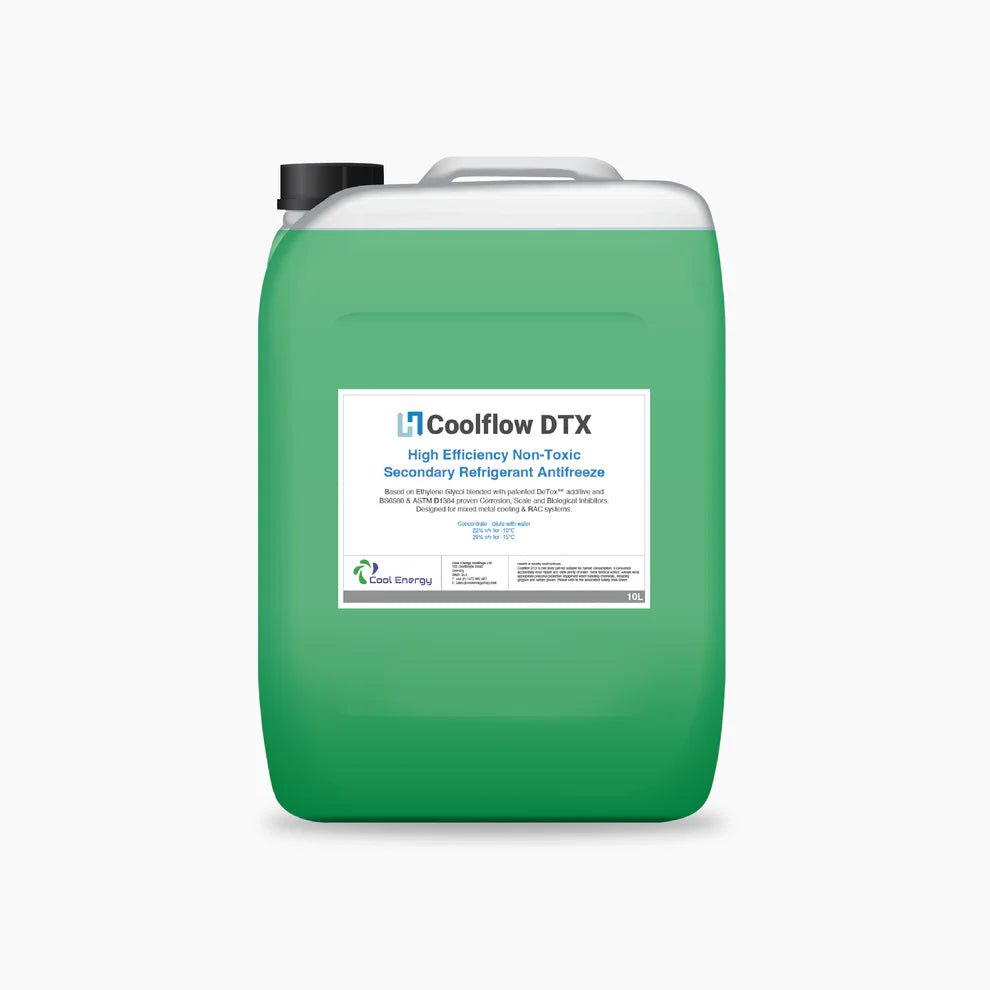 Cool Energy Coolflow 10L DTX Inhibited Glycol Antifreeze and Heat Transfer Fluid in