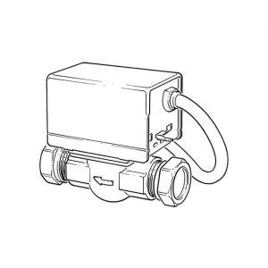 Cool Energy Motorised Zone Valve - 2 Port 22mm in Silver & Brass