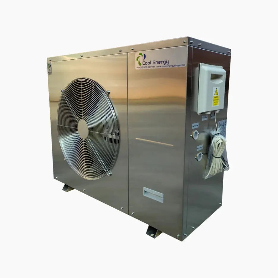 Cool Energy Pro Inverter Air Source Heat Pump CE - iH12+ 3.58kW - 12kW in Stainless Steel