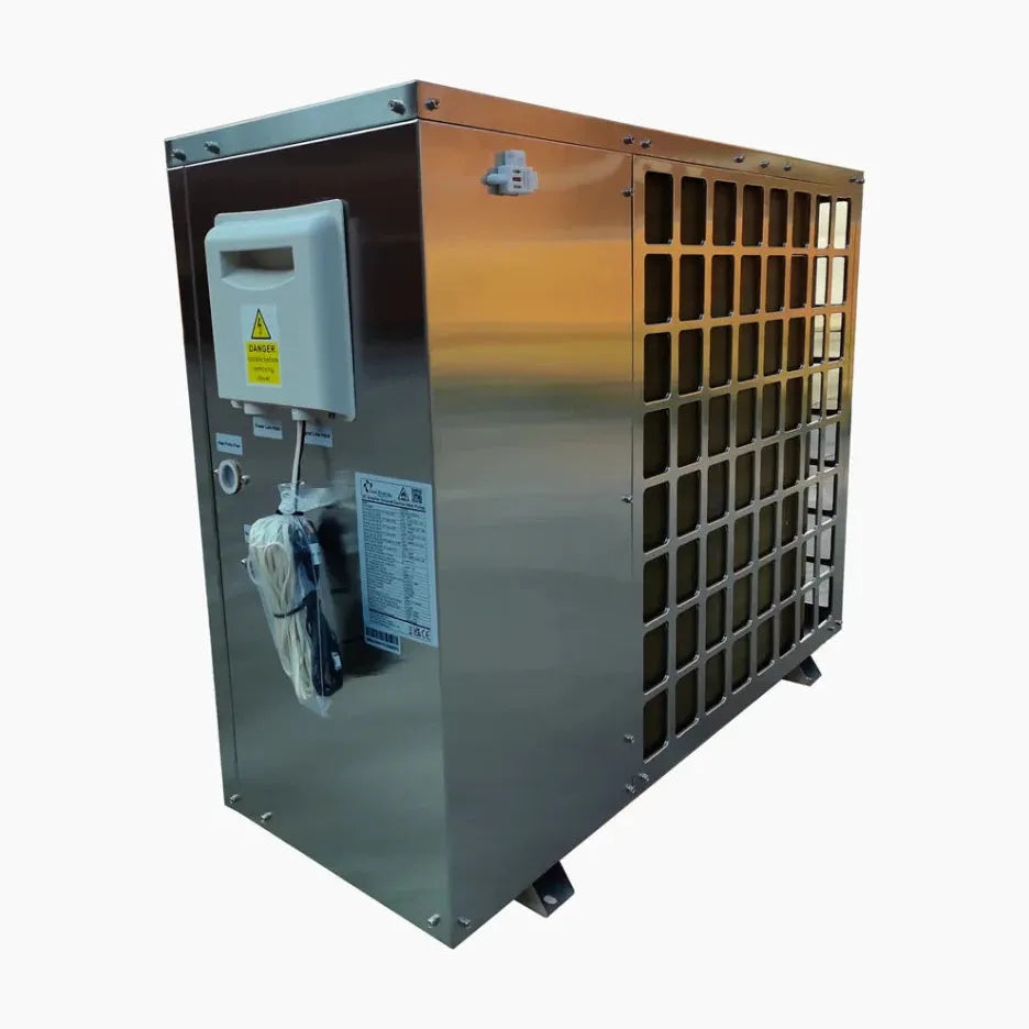 Cool Energy Pro Inverter Air Source Heat Pump CE - iH12+3PH 3.58kW - 12kW in Stainless Steel