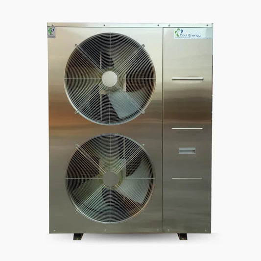 Cool Energy Pro Inverter Air Source Heat Pump CE - iH24+ 6.88kW - 24kW in Stainless Steel