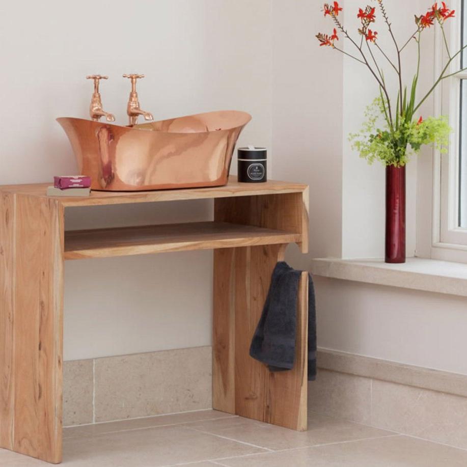 Hurlingham Copper Bateau Basin - Ice Cold Spice | Copper H215 x W620 x D365
