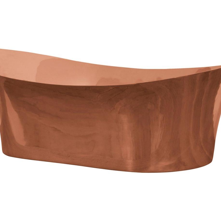 Hurlingham Copper Bateau Basin - Ice Cold Spice | Copper H215 x W620 x D365