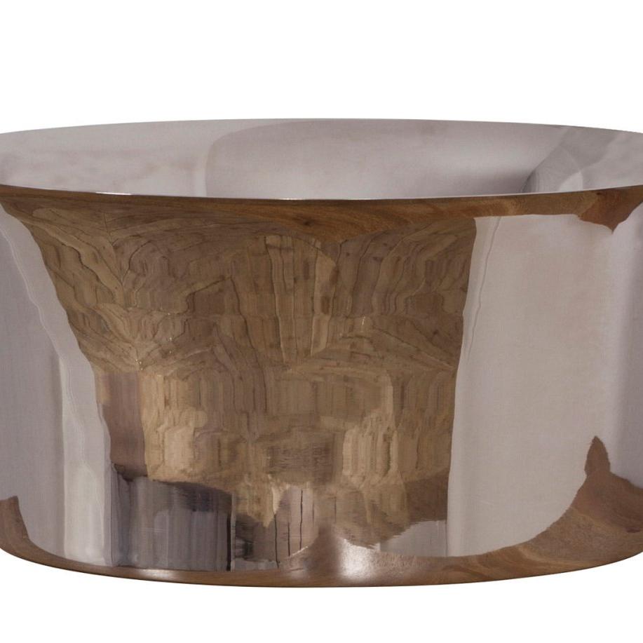 Hurlingham Copper Tub Basin With Nickel Interior & Exterior - Ice Cold Spice | Nickel H170 x W366 x D366