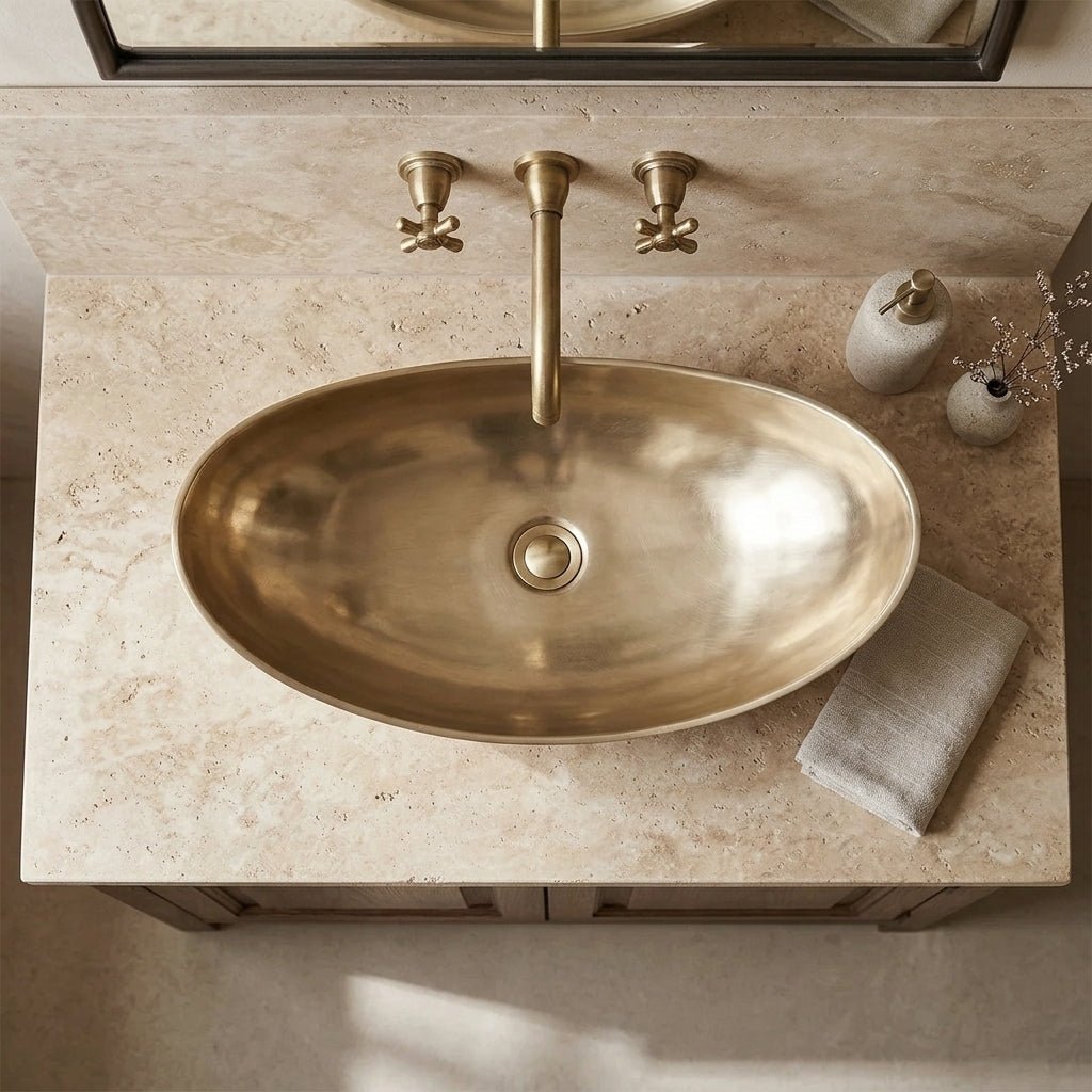 Coppersmith Creations Boat Style Cast Bronze Sink in