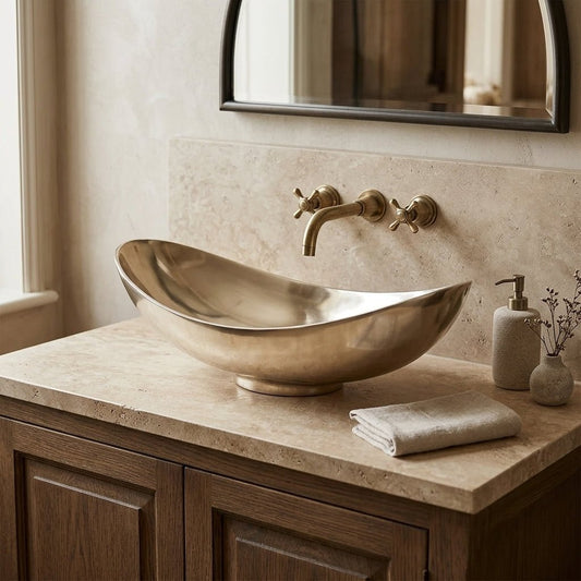 Coppersmith Creations Boat Style Cast Bronze Sink in